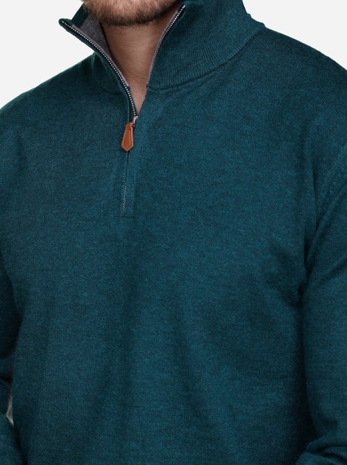 Camisola elegante com gola alta e fecho de correr - Yves Enzo - Kiabi Camisola elegante com gola alta e fecho de correr - Yves Enzo - Kiabi