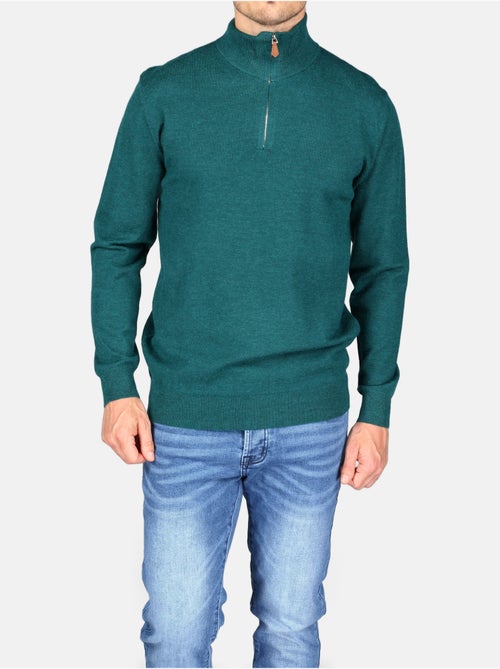 Camisola elegante com gola alta e fecho de correr - Yves Enzo - Kiabi Camisola elegante com gola alta e fecho de correr - Yves Enzo - Kiabi
