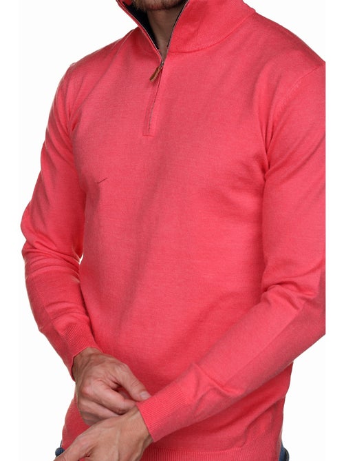 Camisola elegante com gola alta e fecho de correr - Yves Enzo - Kiabi Camisola elegante com gola alta e fecho de correr - Yves Enzo - Kiabi