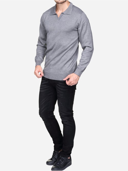 Camisola elegante com gola com fecho - Frilivin - Kiabi Camisola elegante com gola com fecho - Frilivin - Kiabi