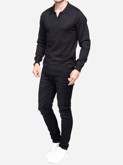 Camisola elegante com gola com fecho - Frilivin - Kiabi Camisola elegante com gola com fecho - Frilivin - Kiabi