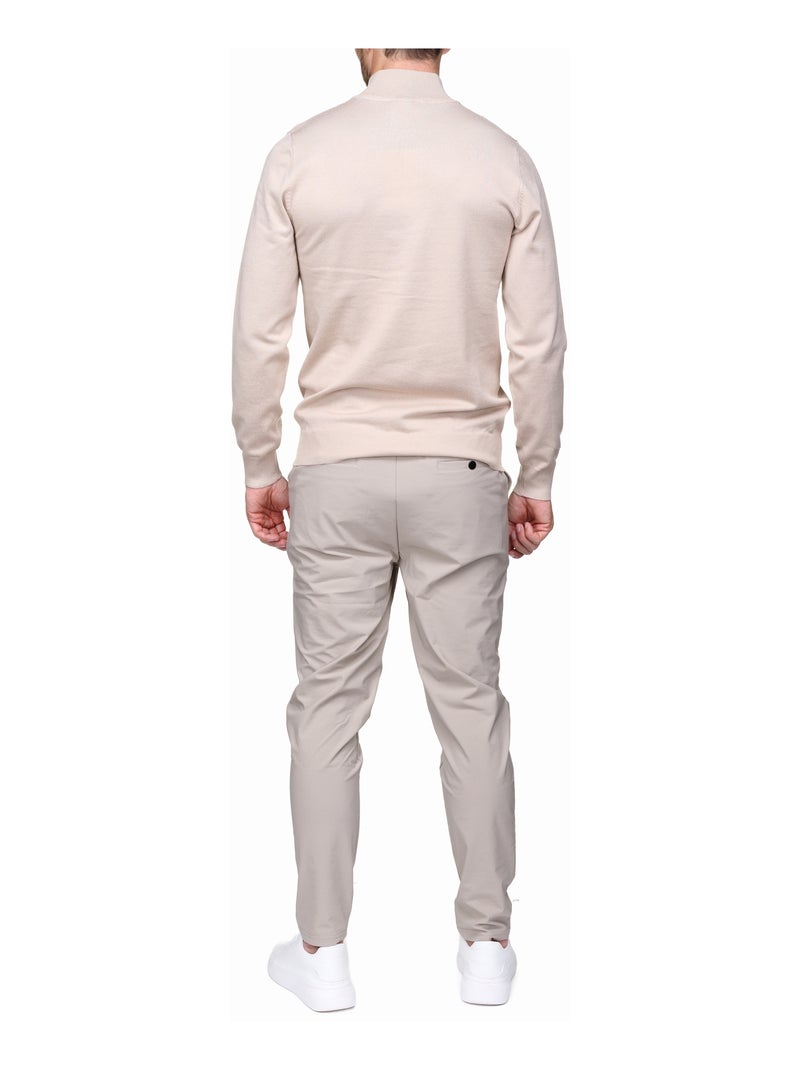 Camisola elegante com gola de camionista - Frilivin Cinza - Kiabi