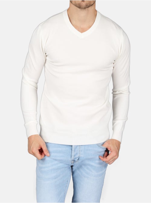 Camisola elegante com gola em V - Kenzarro - Kiabi Camisola elegante com gola em V - Kenzarro - Kiabi