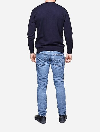 Camisola elegante com gola em V - Yves Enzo