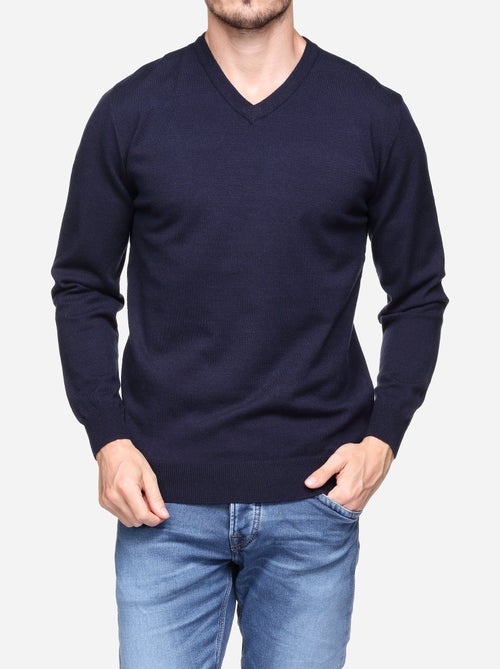 Camisola elegante com gola em V - Yves Enzo - Kiabi