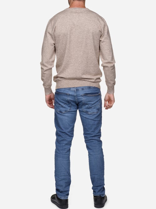 Camisola elegante com gola em V - Yves Enzo - Kiabi Camisola elegante com gola em V - Yves Enzo - Kiabi