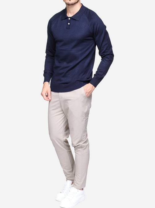 Camisola elegante com gola polo - Frilivin - Kiabi Camisola elegante com gola polo - Frilivin - Kiabi