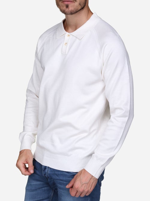 Camisola elegante com gola polo - Frilivin - Kiabi Camisola elegante com gola polo - Frilivin - Kiabi