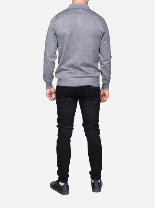 Camisola elegante com gola polo - Frilivin - Kiabi Camisola elegante com gola polo - Frilivin - Kiabi