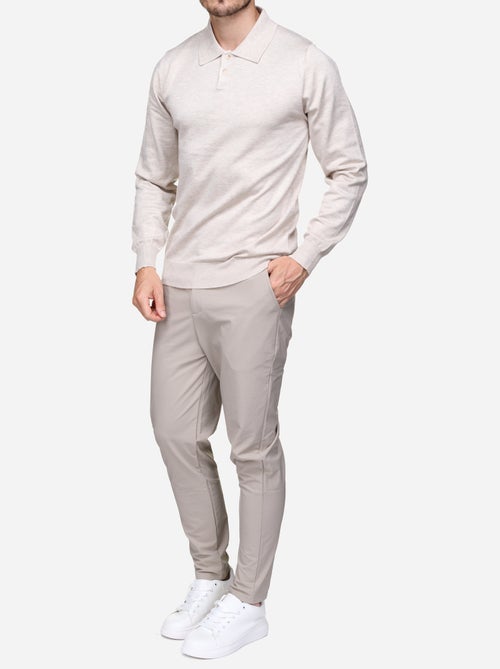 Camisola elegante com gola polo - Frilivin - Kiabi Camisola elegante com gola polo - Frilivin - Kiabi