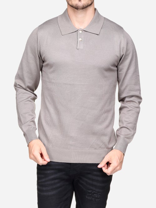 Camisola elegante com gola polo - Frilivin - Kiabi