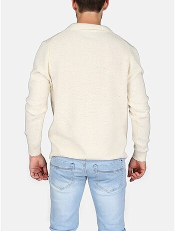 Camisola elegante com gola polo - Kenzarro