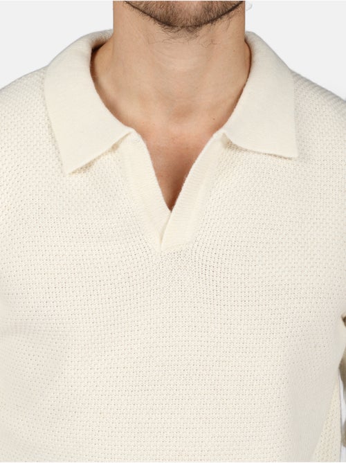 Camisola elegante com gola polo - Kenzarro - Kiabi Camisola elegante com gola polo - Kenzarro - Kiabi