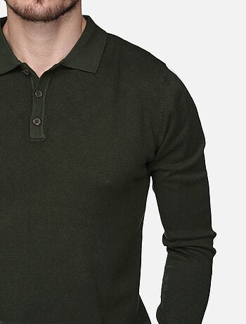 Camisola elegante com gola polo - Kenzarro