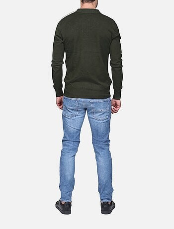 Camisola elegante com gola polo - Kenzarro