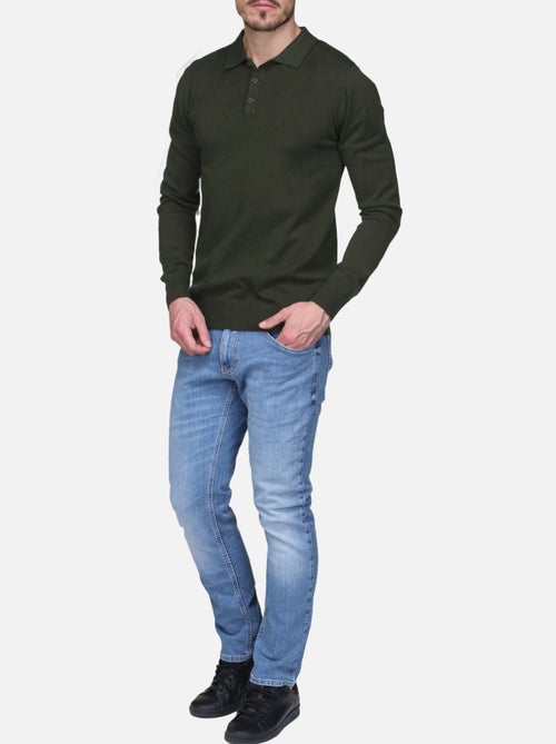 Camisola elegante com gola polo - Kenzarro - Kiabi Camisola elegante com gola polo - Kenzarro - Kiabi