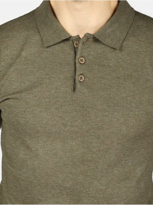 Camisola elegante com gola polo - Kenzarro - Kiabi Camisola elegante com gola polo - Kenzarro - Kiabi