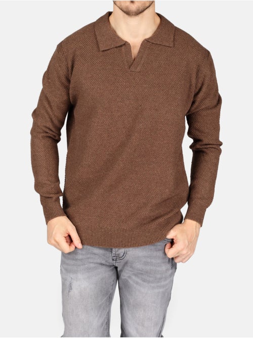 Camisola elegante com gola polo - Kenzarro - Kiabi Camisola elegante com gola polo - Kenzarro - Kiabi