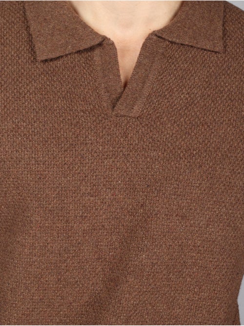 Camisola elegante com gola polo - Kenzarro - Kiabi Camisola elegante com gola polo - Kenzarro - Kiabi