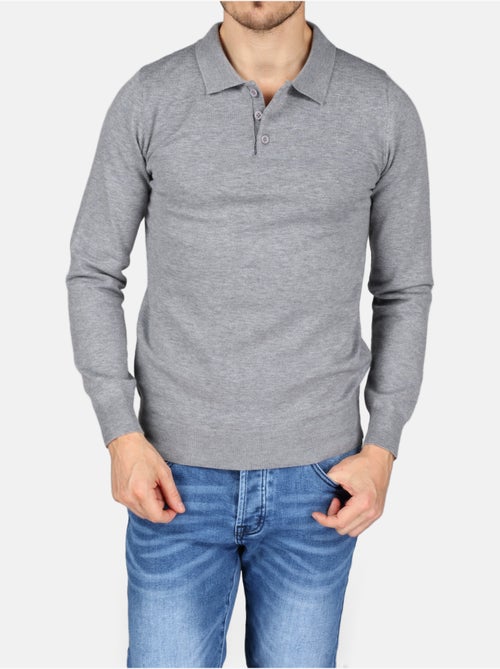 Camisola elegante com gola polo - Kenzarro - Kiabi