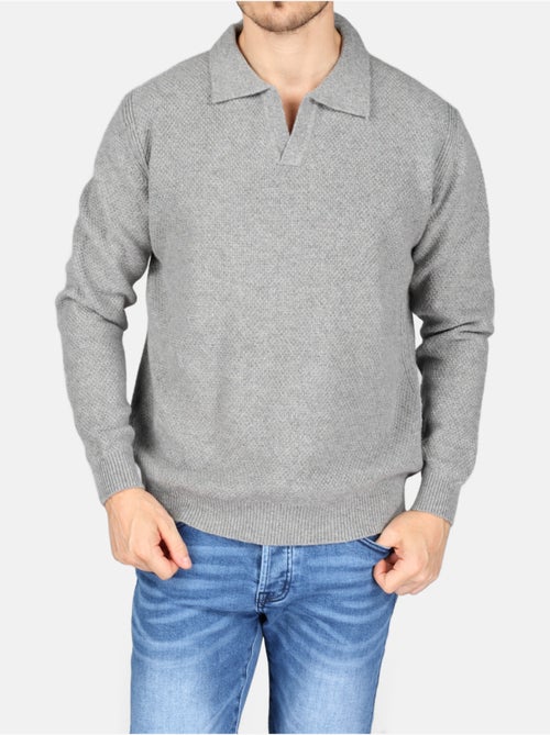 Camisola elegante com gola polo - Kenzarro - Kiabi Camisola elegante com gola polo - Kenzarro - Kiabi