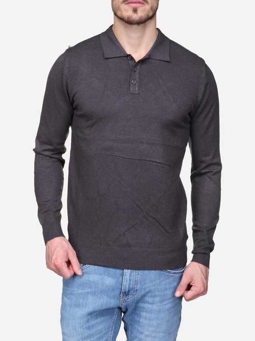 Camisola elegante com gola polo - Kenzarro - Kiabi Camisola elegante com gola polo - Kenzarro - Kiabi