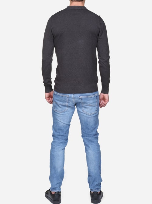Camisola elegante com gola polo - Kenzarro - Kiabi Camisola elegante com gola polo - Kenzarro - Kiabi