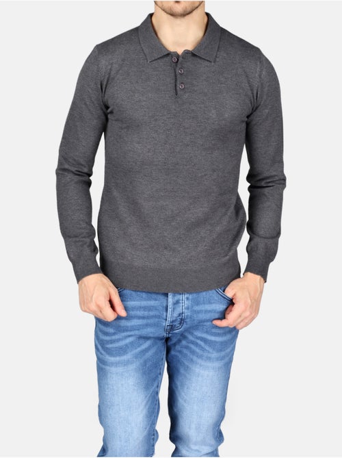 Camisola elegante com gola polo - Kenzarro - Kiabi