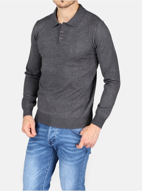 Camisola elegante com gola polo - Kenzarro - Kiabi