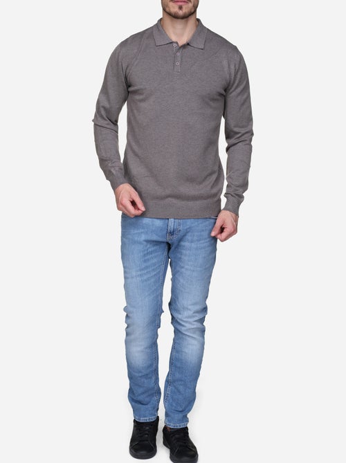Camisola elegante com gola polo - Kenzarro - Kiabi Camisola elegante com gola polo - Kenzarro - Kiabi