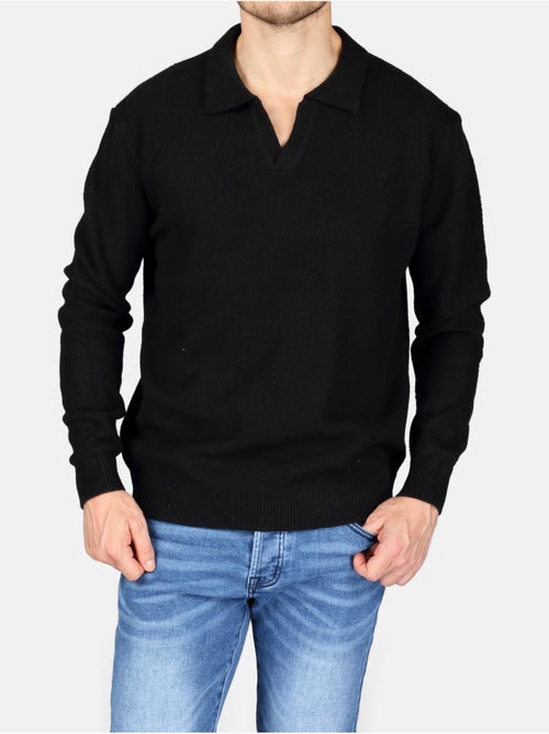 Camisola elegante com gola polo - Kenzarro - Kiabi Camisola elegante com gola polo - Kenzarro - Kiabi