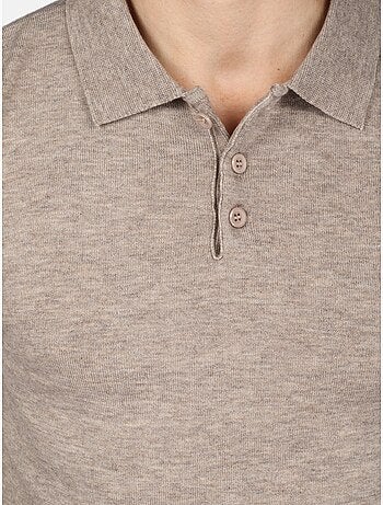Camisola elegante com gola polo - Kenzarro