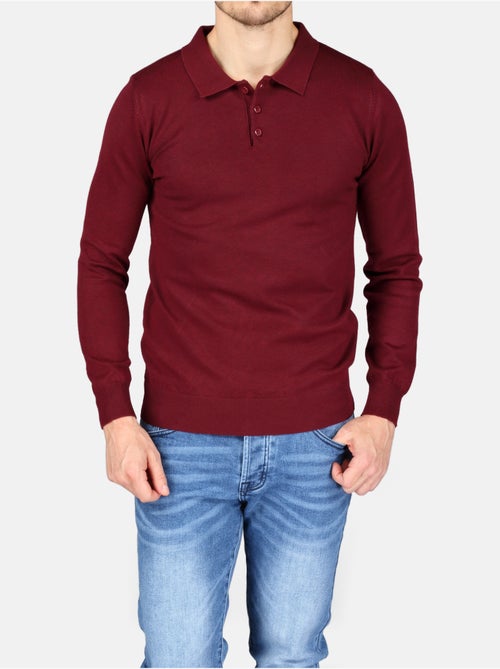 Camisola elegante com gola polo - Kenzarro - Kiabi