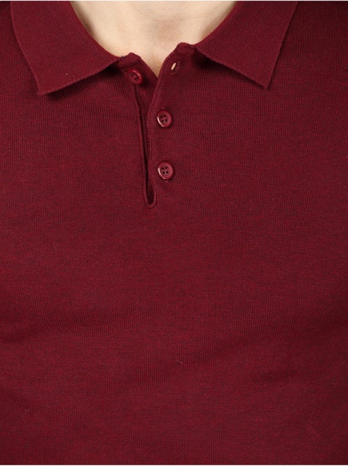 Camisola elegante com gola polo - Kenzarro - Kiabi