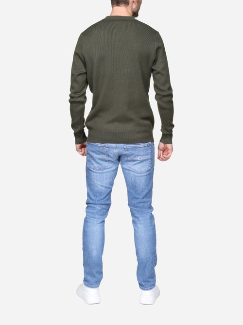Camisola elegante com gola polo e fecho de correr - Frilivin - Kiabi