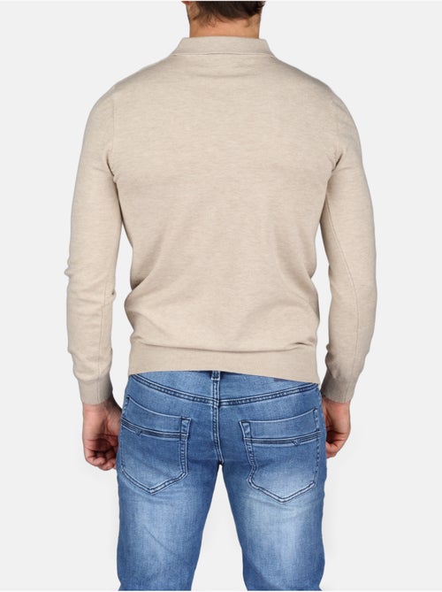 Camisola elegante com gola polo e fecho de correr - Kenzarro - Kiabi Camisola elegante com gola polo e fecho de correr - Kenzarro - Kiabi