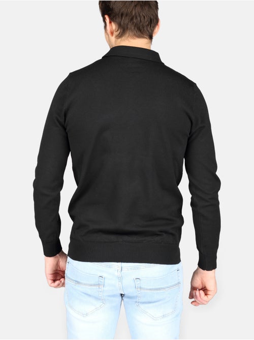 Camisola elegante com gola polo e fecho de correr - Kenzarro - Kiabi Camisola elegante com gola polo e fecho de correr - Kenzarro - Kiabi