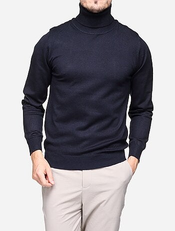 Camisola elegante de gola alta - Frilivin