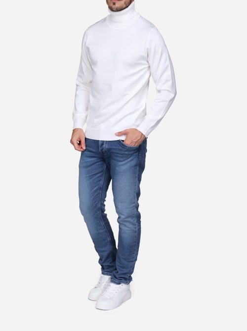 Camisola elegante de gola alta - Frilivin - Kiabi Camisola elegante de gola alta - Frilivin - Kiabi