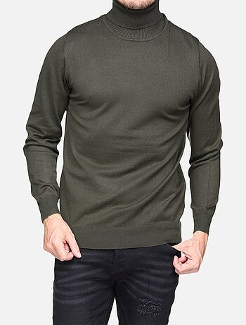 Camisola elegante de gola alta - Frilivin