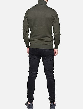 Camisola elegante de gola alta - Frilivin
