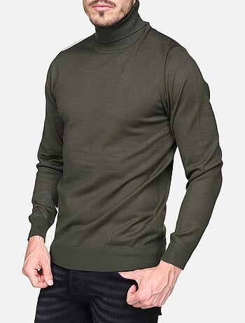 Camisola elegante de gola alta - Frilivin