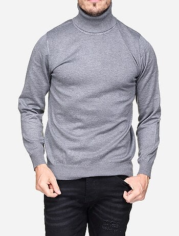 Camisola elegante de gola alta - Frilivin