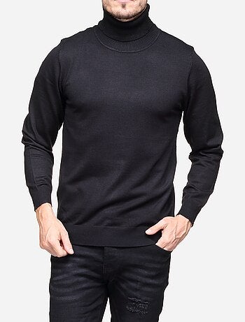 Camisola elegante de gola alta - Frilivin