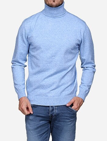 Camisola elegante de gola alta - Yves Enzo