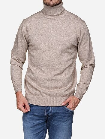 Camisola elegante de gola alta - Yves Enzo
