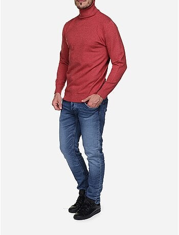 Camisola elegante de gola alta - Yves Enzo
