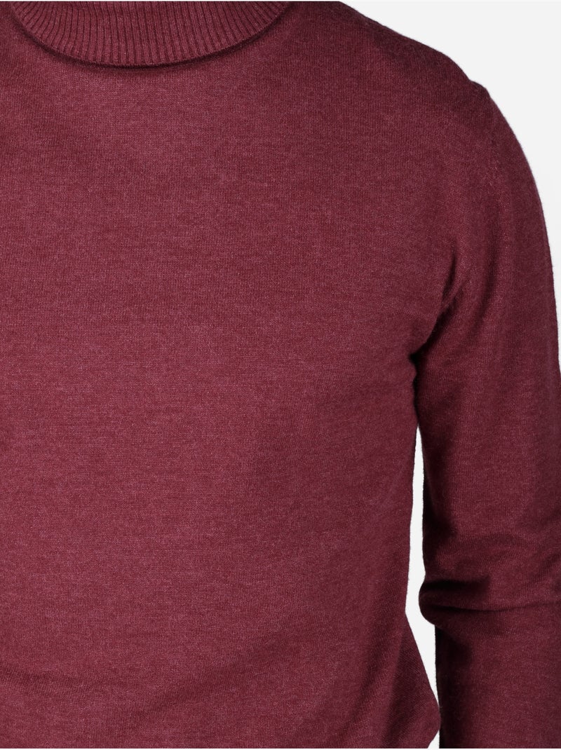 Camisola elegante de gola alta - yves enzo Vermelho - Kiabi