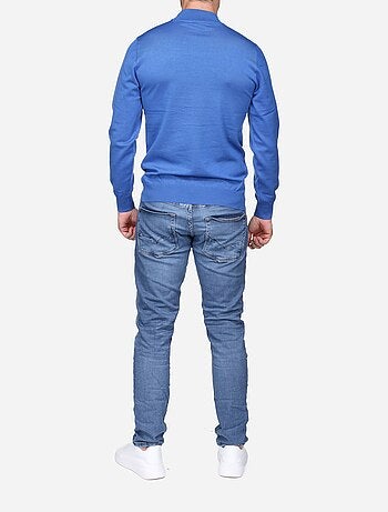 Camisola elegante de gola alta e mangas compridas - Frilivin