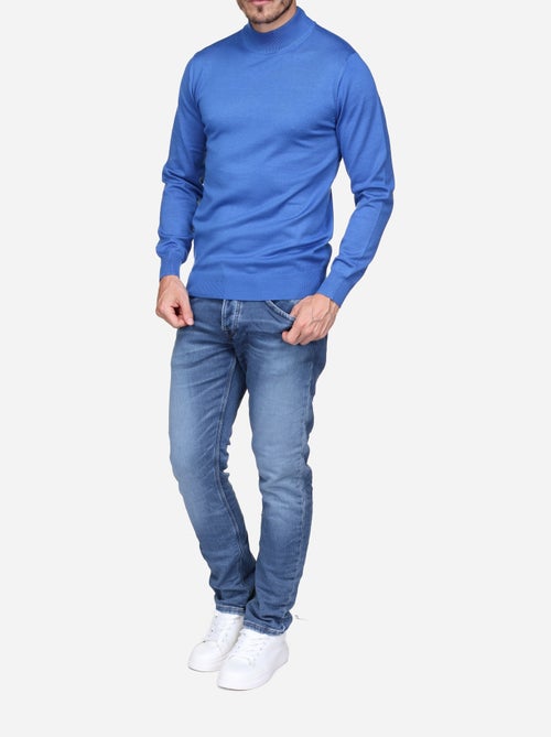Camisola elegante de gola alta e mangas compridas - Frilivin - Kiabi Camisola elegante de gola alta e mangas compridas - Frilivin - Kiabi
